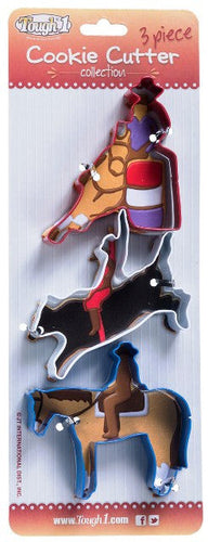 (JT-87-9103-454) Western Cookie Cutter Set of 3