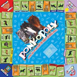 (LFTS-PONY) "Pony-Opoly" Kids Game for Ages 5-8