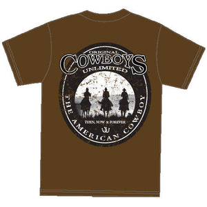 (MBCB1543) "Three Riders" Cowboys Unlimited T-Shirt