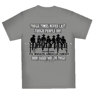 (MBCB1569) "Live Tough" Cowboys Unlimited T-Shirt