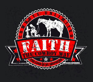 (MBCH1884) "Shepherd" Western Faith Adult T-Shirt