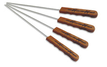 Load image into Gallery viewer, (MBHW36XX) Western 4-Piece Wood Handled Skewer Set (with engraving options)