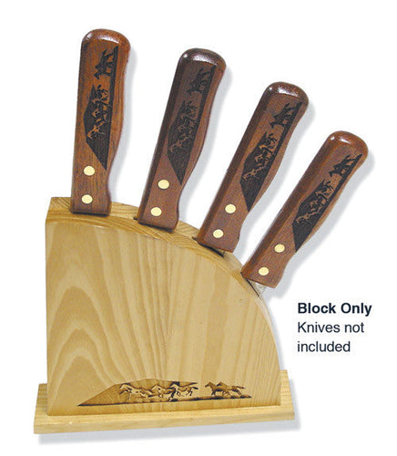 (MBHW42XX) Western PIne Knife Block