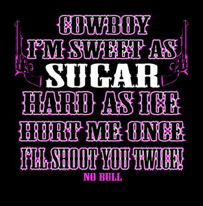 (MBNB3268) "Sugar" No Bull Adult T-Shirt