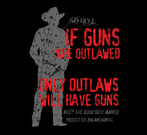 "Outlaws" Western No Bull T-Shirt