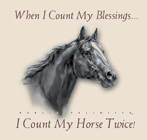 (MBUH7507) "Blessings" Horses Unlimited T-Shirt