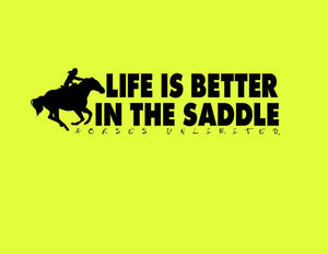 (MBUH7609) "In the Saddle" Horses Unlimited T-Shirt