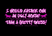 Load image into Gallery viewer, (MBUH7617) &quot;Pretty Dress&quot; Horses Unlimited T-Shirt