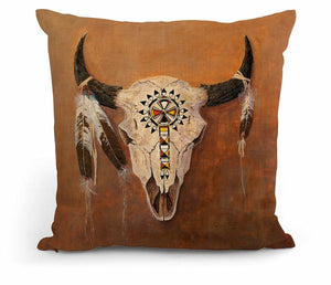 Big Medicine – Skull 18" Decorative Pillow