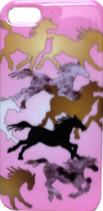 (MFW0614430) "Running Horses" Western iPhone 4 Hard Case Jacket by Blazing Roxx