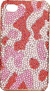 (MFW06932) Pink Snake Skin iPhone 4 Hard Case Jacket by Blazing Roxx