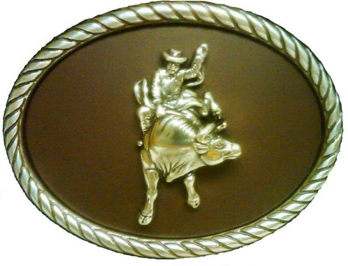 (MFW3703441) Western Bull Rider Belt Buckle