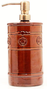 (MFW6105009) "Silverado" Western Ceramic Soap Dispenser
