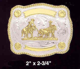 (MFWC1059103) Children's Trophy Silver Buckle