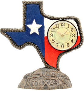 (MFW94454) Texas Table Clock