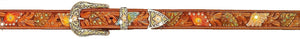 (MFWN3461897) Western Ladies' 1-1/2" Multi-Colored Leather Belt