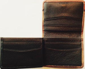 (MFWN5463044) Western Texas Star Bi-Fold Leather Wallet