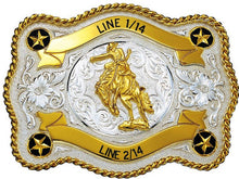 Load image into Gallery viewer, (MS15522) Western Two-Tone Trophy Belt Buckle