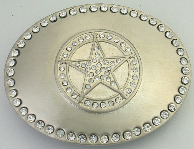 Western Nickel Star Belt Buckle – Wild West Living
