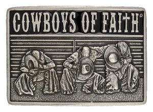 (MSA352) "Cowboys of Faith" Fellowship Belt Buckle