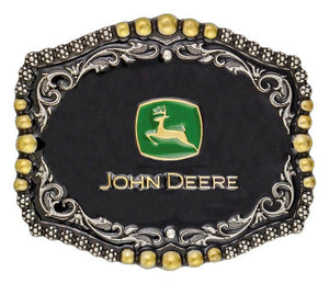 (MSA450JD) John Deere Medium Scalloped Belt Buckle