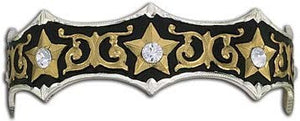 (MSBC61064CZ) Western Stars and CZ Cuff Bracelet