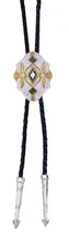 Load image into Gallery viewer, (MSBT190) Southwestern Aztec Bolo Tie - Made in America