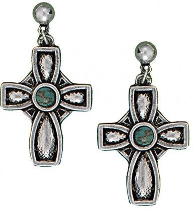Desert Faith Western Cross Earrings