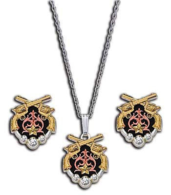Western necklace and earring sets on sale