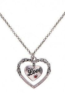 "A Cowgirl's Heart of Love" Western Necklace