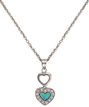 Load image into Gallery viewer, (MSNC2537) River Lights in Love Western Heart Necklace