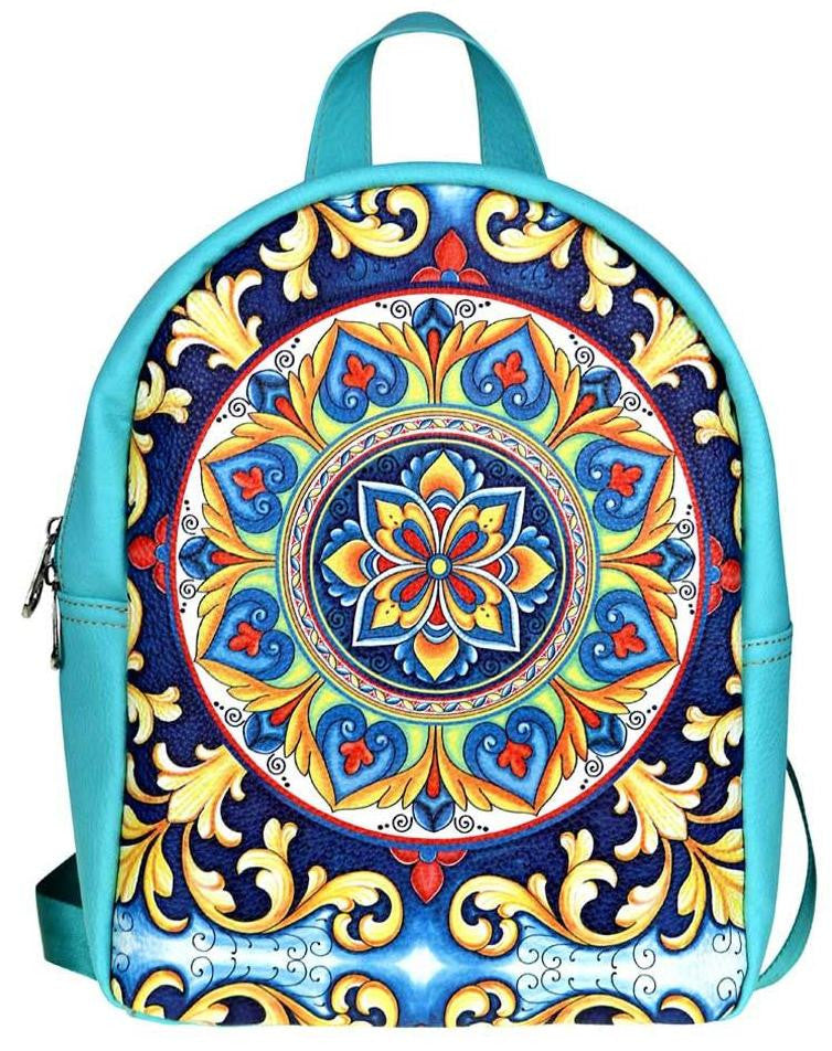 Aztec PU Leather Backpack