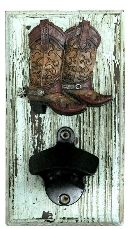 Western Cowboy Boots Bottle Opener