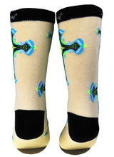Load image into Gallery viewer, Western Cross Socks - Off White