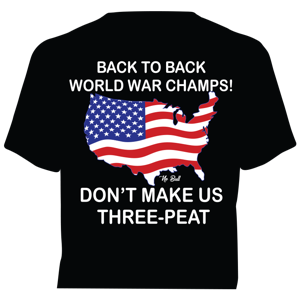 "Three-Peat" Western No Bull T-Shirt