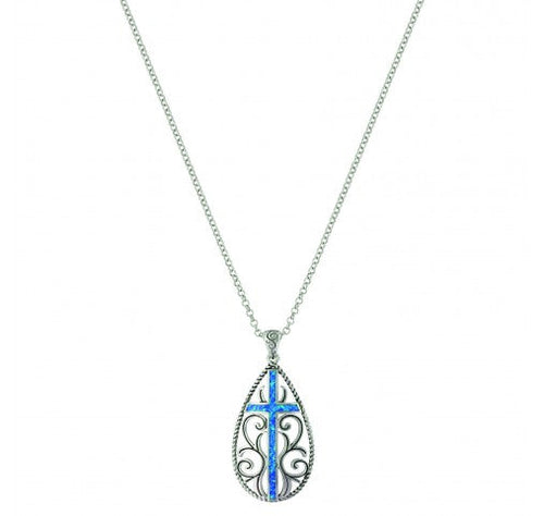 Filigree Cross Western Necklace