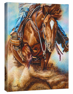 "On the Money" Horse Gallery Wrapped Canvas