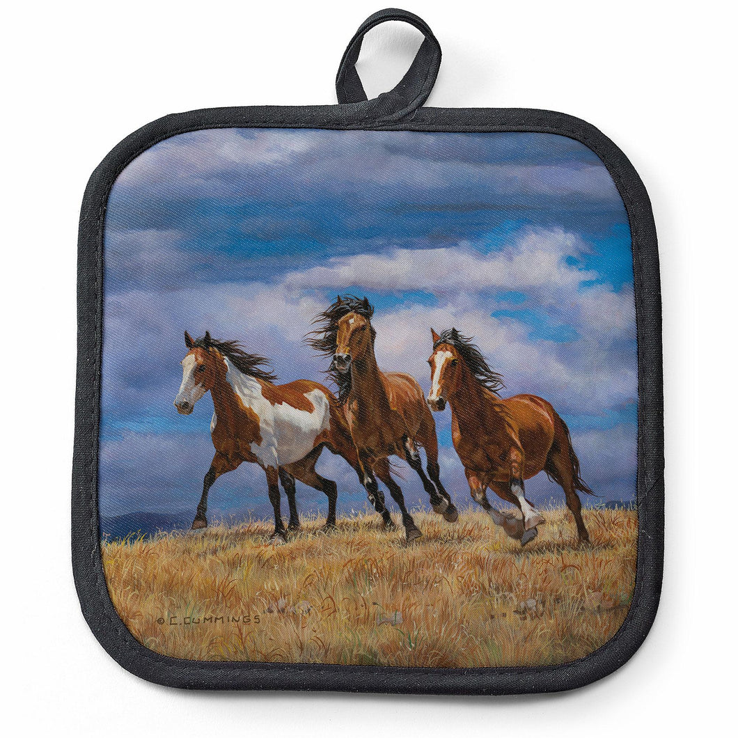 Over the Top – Horse Pot Holder