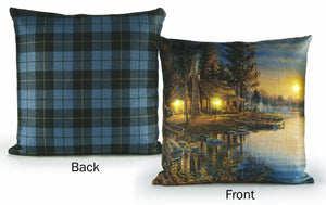 A Peaceful Place – Cabin 18" Lighted Pillow