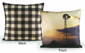 "Windmill" 18" Lighted Pillow