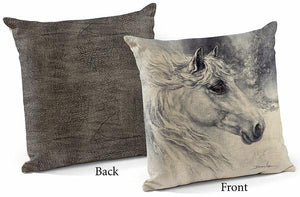 "Regal" Horse Decorative Pillow - 18"