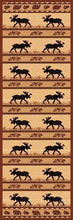 Load image into Gallery viewer, &quot;Moose &amp; Bear&quot; Rustic Northwoods Area Rug  (5 Sizes Available)