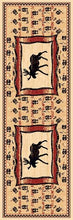 Load image into Gallery viewer, &quot;Moose&quot; Rustic Northwoods Area Rug  (4 Sizes Available)