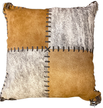 Load image into Gallery viewer, Brazilian Cowhide Accent Pillow - 20&quot; x 20&quot;