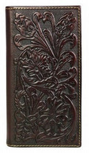 Load image into Gallery viewer, Genuine Tooled Leather Phone Charging Rodeo Wallet - Choose From 3 Colors!