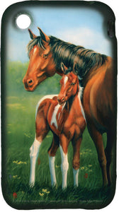 (RE1817) Mare & Foal iPhone 3G 3Gs Cover