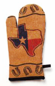 (RK14036) "Texas" Western Oven Mitt