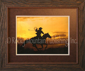 (RMP-BH001) "Late For Dinner" Framed & Matted Print 16" x 20"