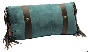 (RWBA9099P3) "Turquoise Zebra" Western Accent Pillow