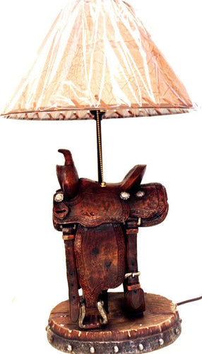 (RWRA1405) Western Saddle Table Lamp